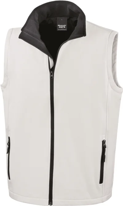 Bodywarmer Softshell Homme Printable