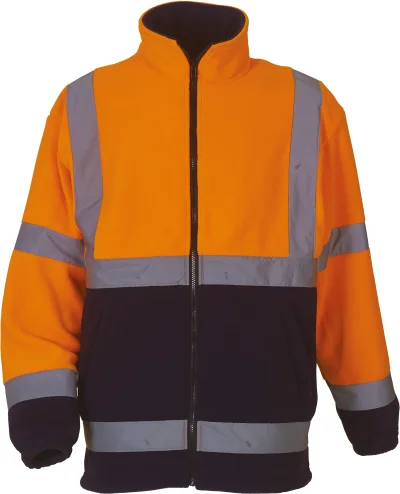 Veste polaire haute visibilité