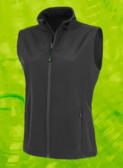Bodywarmer softshell femme recyclé