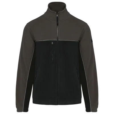 Veste micropolaire bicolore écoresponsable unisexe