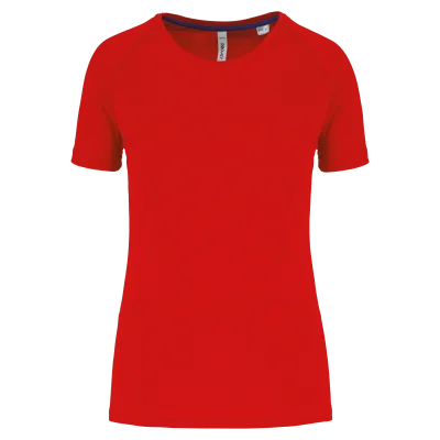 T-shirt de sport à col rond recyclé femme
