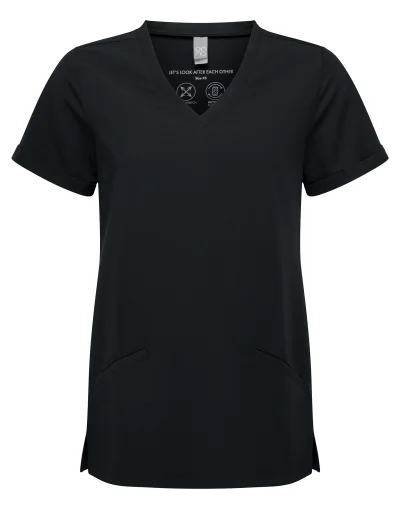 Tunique stretch manches courtes femme