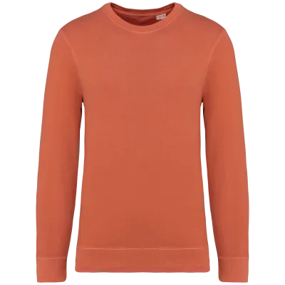 Sweat-shirt écoresponsable à col rond French Terry unisexe