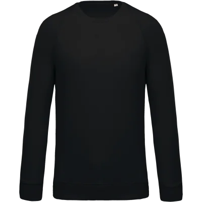 Sweat-shirt Bio col rond manches raglan homme
