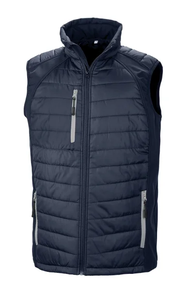 Gilet softshell rembourré black compass recyclé