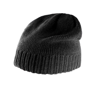 Bonnet bordure côtelée