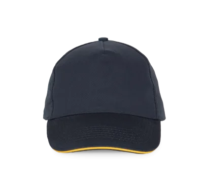Casquette avec sandwich contrasté - 5 panneaux