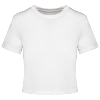 Crop top triblend femme