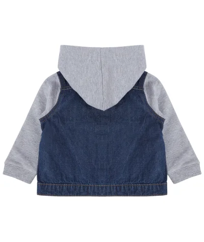 Veste en jean à capuche enfant
