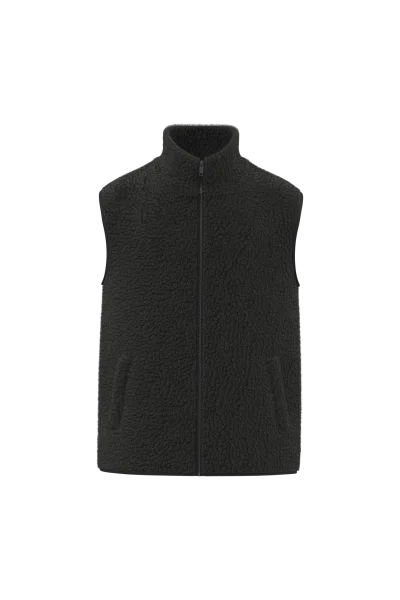 Veste sans manches en sherpa homme