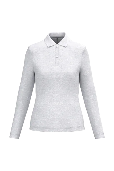 Polo manches longues femme