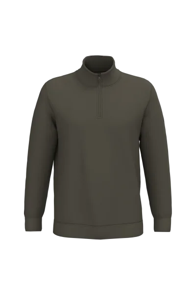 Sweat-shirt col zippé homme