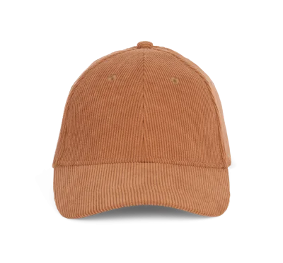 Casquette en velours - 6 panneaux