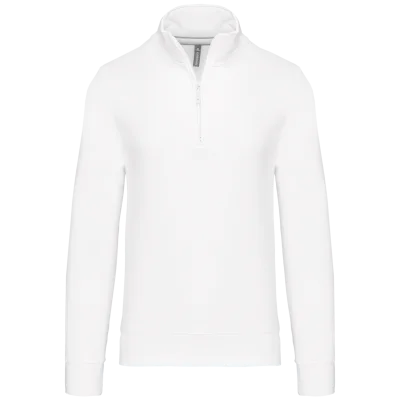Sweat-shirt col zippé homme
