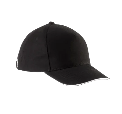 Casquette enfant avec sandwich contrasté - 5 panneaux