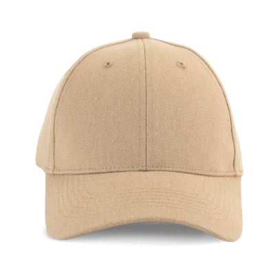 Casquette 6 panneaux en coton recyclé