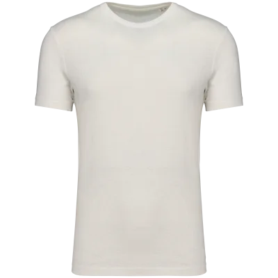 T-shirt écoresponsable en coton bio et lin unisexe