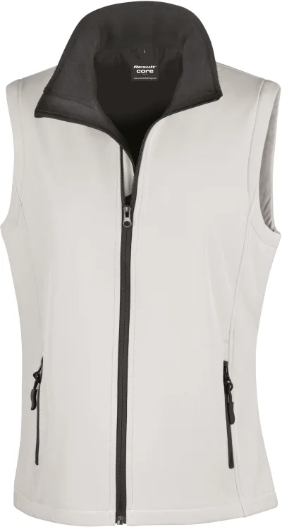 Bodywarmer Softshell Femme Printable