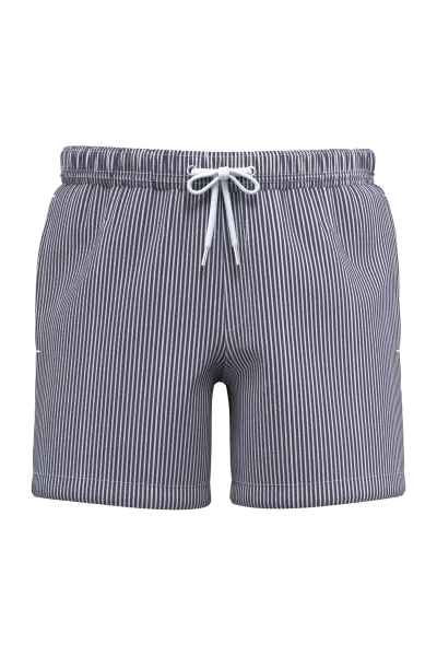 Short de bain écoresponsable rayé homme