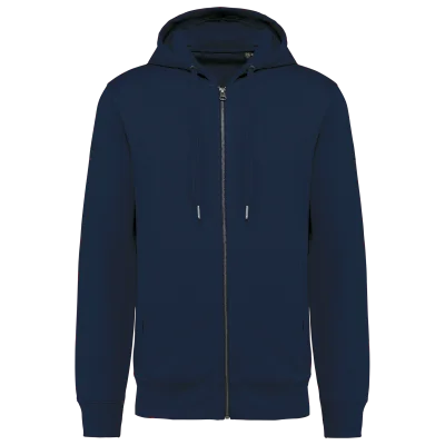 Sweat-shirt french terry écoresponsable zippé à capuche unisexe