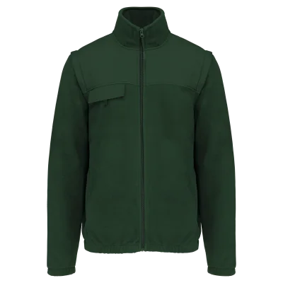 Veste polaire manches amovibles homme