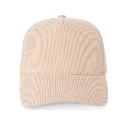 Casquette 5 panneaux en velours