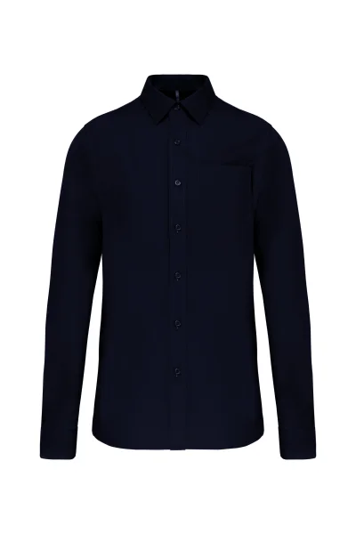 Chemise popeline manches longues