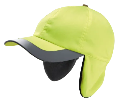 Casquette hiver fluorescente - 6 panneaux