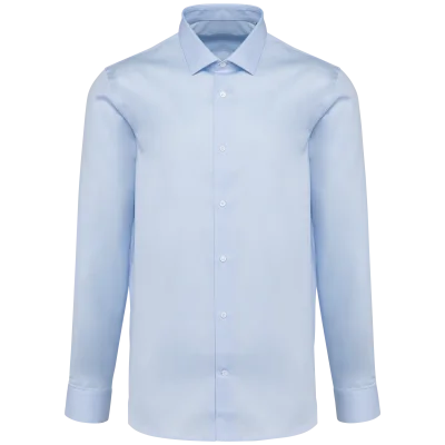 Chemise popeline manches longues homme