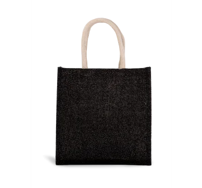Sac style cabas en toile de jute - grand modèle