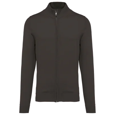 Cardigan zippé homme