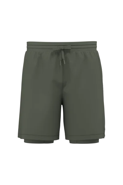 Short 2-en-1 avec sous-short intégré pour homme