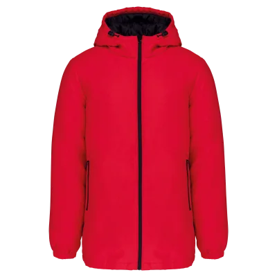 Parka à capuche recyclée unisexe