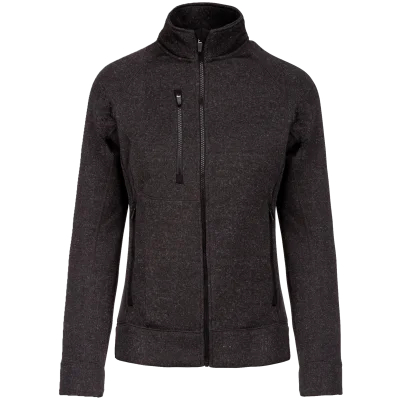 Veste zippée chinée femme
