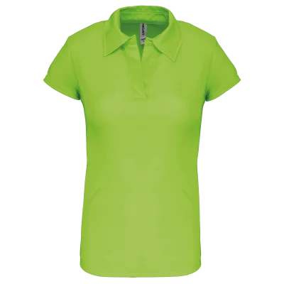 Polo sport manches courtes femme