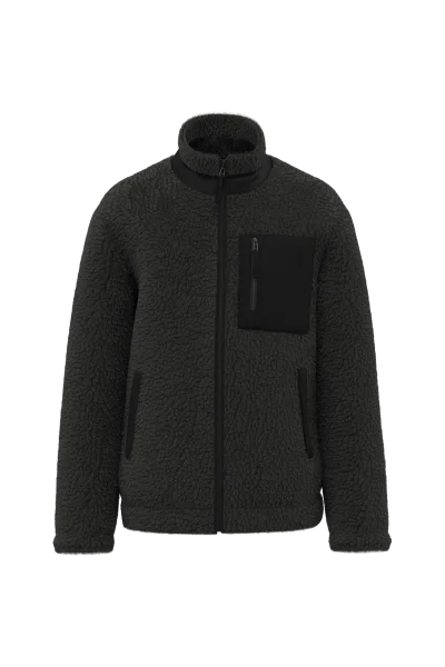 Veste écoresponsable en sherpa unisexe