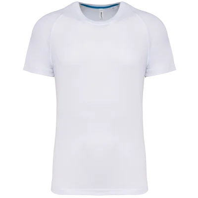 T-shirt de sport à col rond recyclé homme