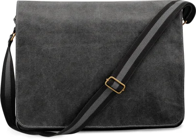 Sac courrier vintage en toile
