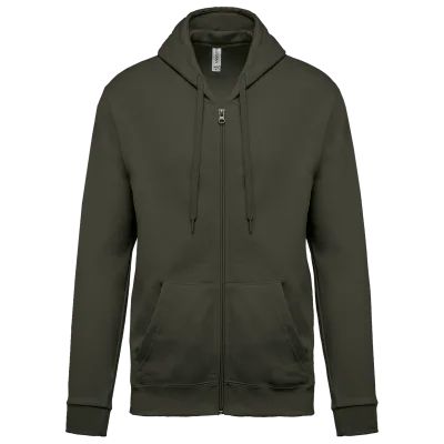 Sweat-shirt zippé capuche unisexe
