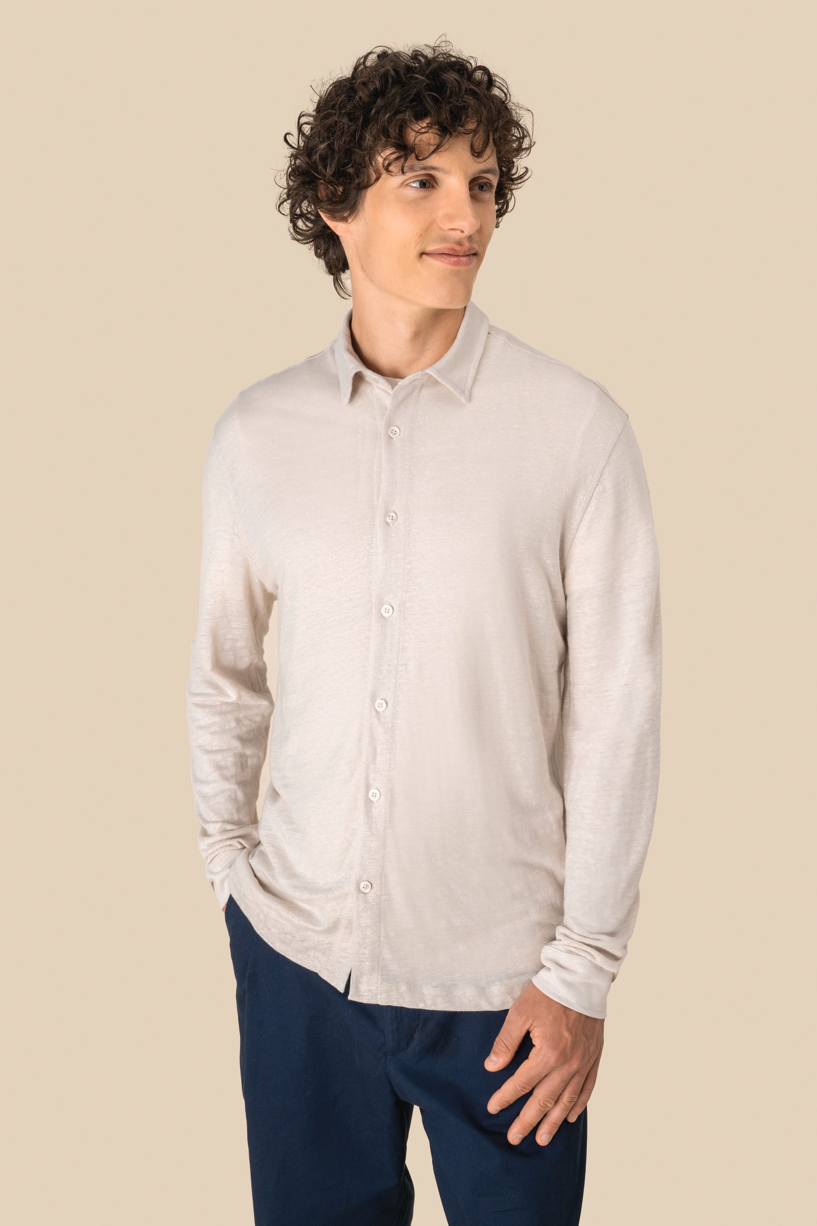 Chemise en lin homme
