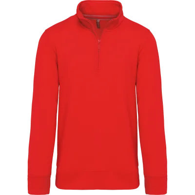 Sweat-shirt col zippé homme