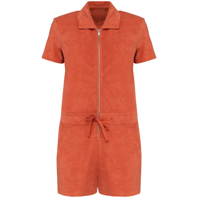Combinaison short écoresponsable en éponge femme