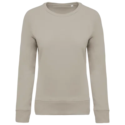 Sweat-shirt Bio col rond manches raglan femme