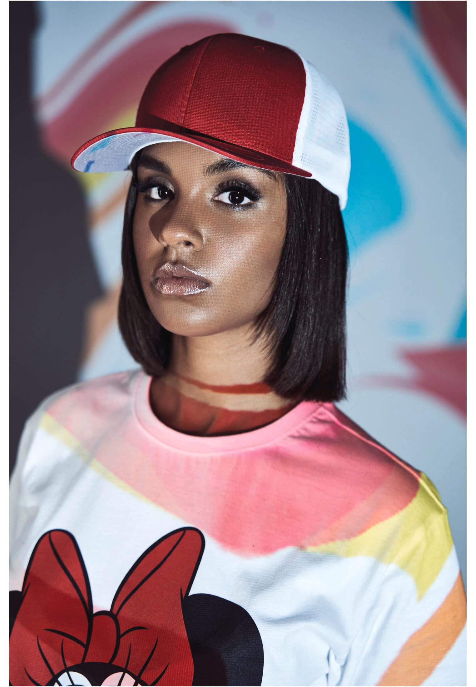 Casquette mesh bicolore