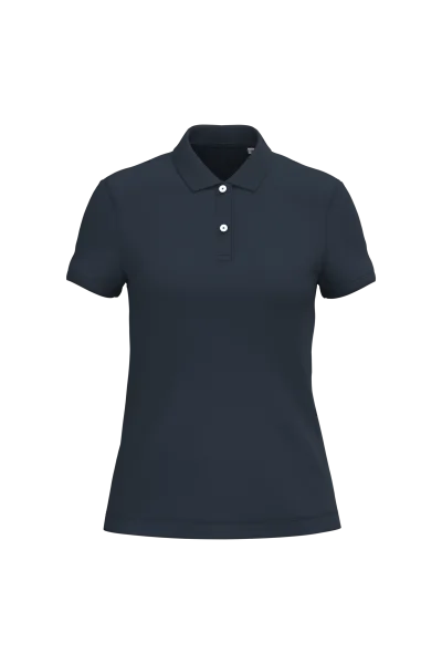 Polo écoresponsable maille piquée femme