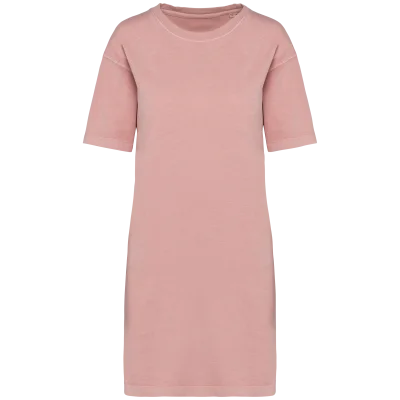 Robe t-shirt écoresponsable délavée femme