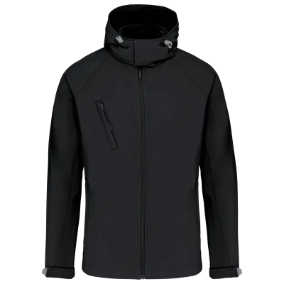 Veste softshell à capuche amovible homme