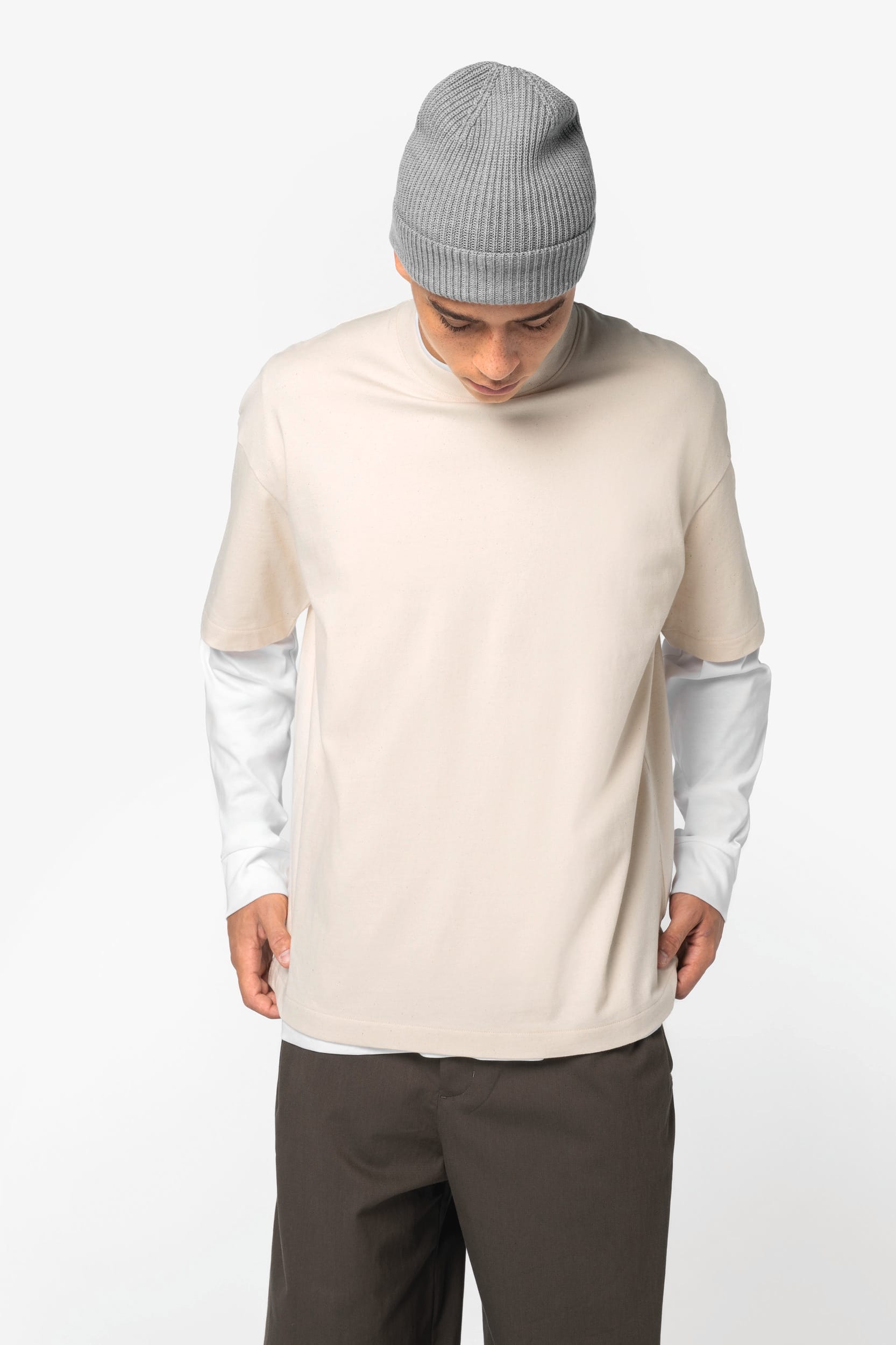 T-shirt écoresponsable oversize homme