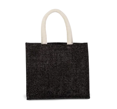 Sac style cabas en toile de jute - modèle moyen