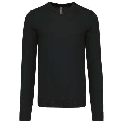 Pull col V homme